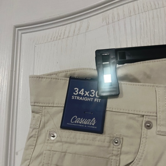 FINAL PRICE NWT Men’s Roundtree & Yorke Straight Fit Pants - Picture 2 of 5